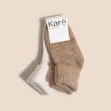 Classic Socks - Vanilla Cream & Soft Sand 2-pack