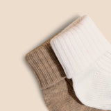 Classic Socks - Vanilla Cream & Soft Sand 2-pack