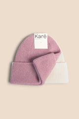 Mini Beanie - Blush Pink & Vanilla Cream 2-pack