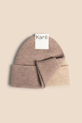 Mini Beanie - Warm Walnut & Bon Beige 2-pack