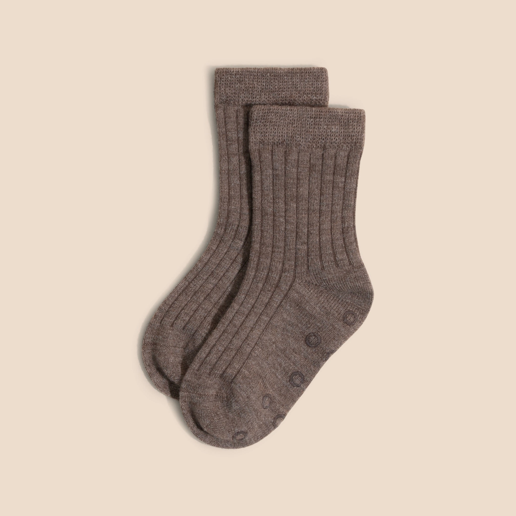 Ribby Socks - Cacao & Warm Walnut 2-pack
